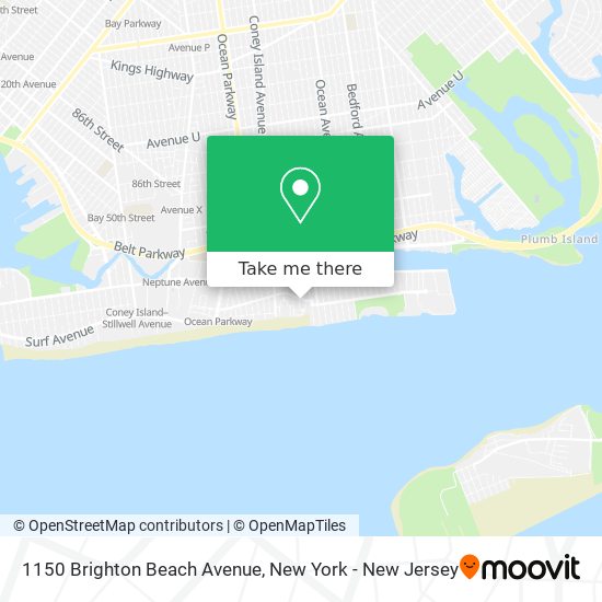 1150 Brighton Beach Avenue map