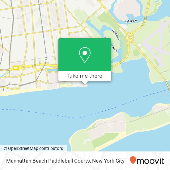 Mapa de Manhattan Beach Paddleball Courts
