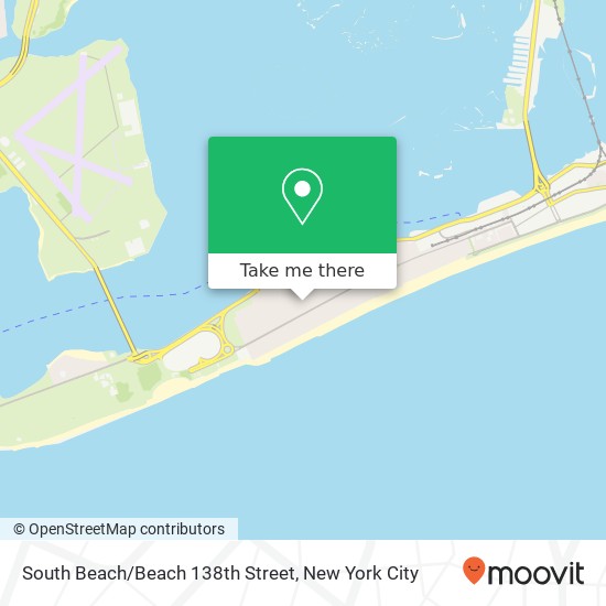 South Beach/Beach 138th Street map