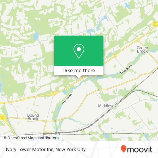 Ivory Tower Motor Inn map