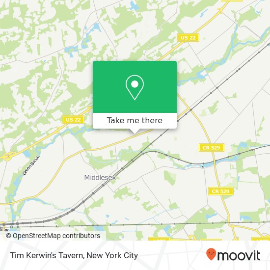 Tim Kerwin's Tavern map