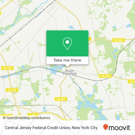 Central Jersey Federal Credit Union map