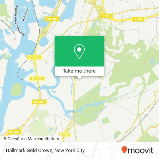 Hallmark Gold Crown map