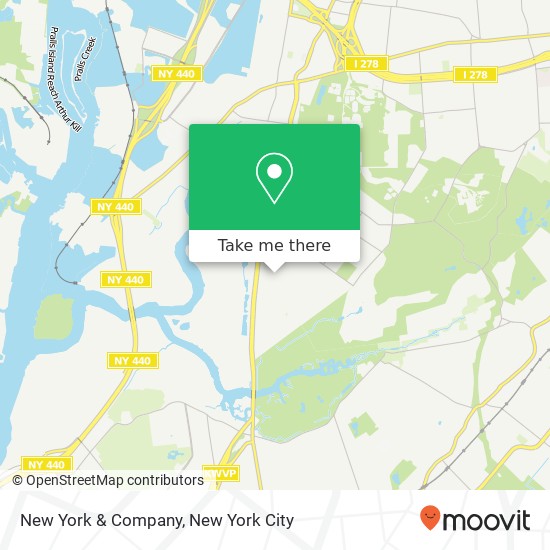 Mapa de New York & Company