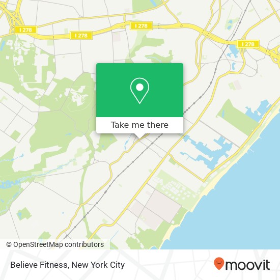 Mapa de Believe Fitness