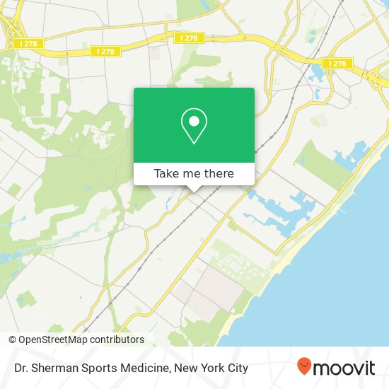 Dr. Sherman Sports Medicine map