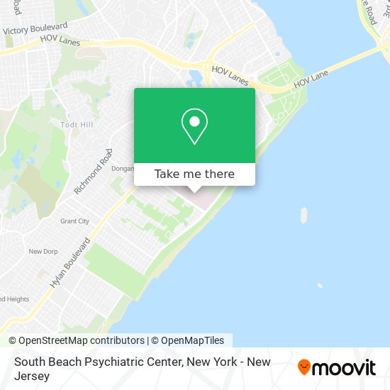 South Beach Psychiatric Center map