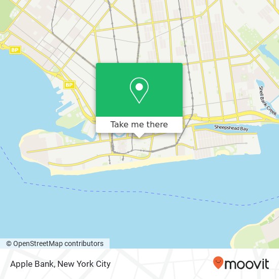 Apple Bank map