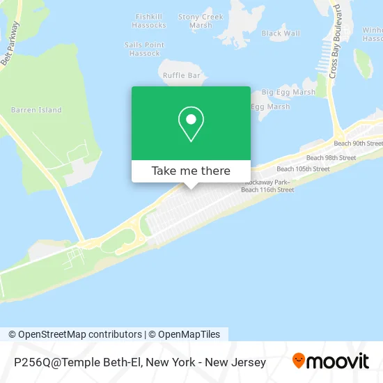 P256Q@Temple Beth-El map