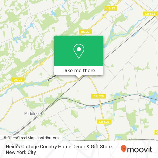 Mapa de Heidi's Cottage Country Home Decor & Gift Store