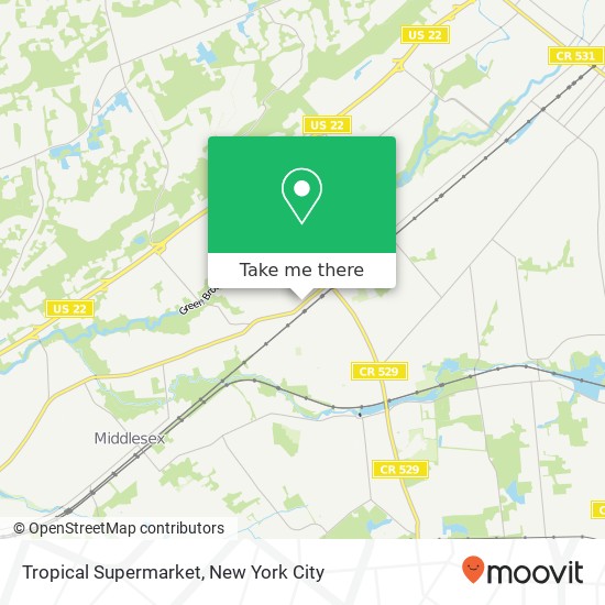 Tropical Supermarket map