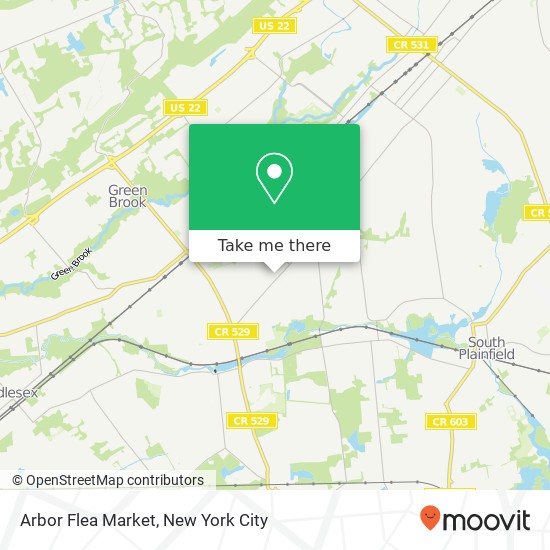 Mapa de Arbor Flea Market