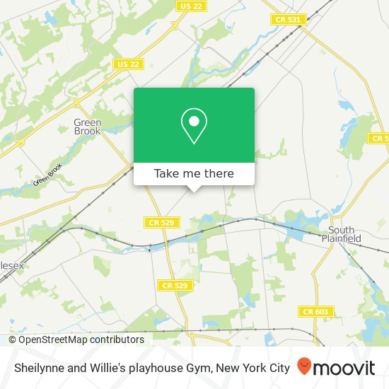 Mapa de Sheilynne and Willie's playhouse Gym