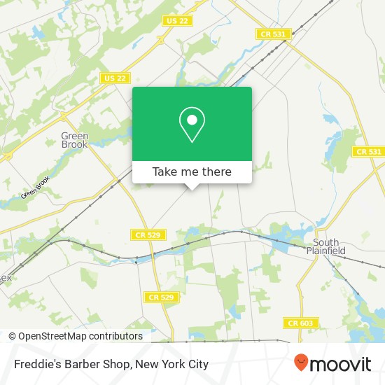 Freddie's Barber Shop map