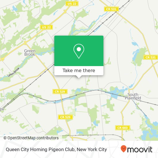 Queen City Homing Pigeon Club map