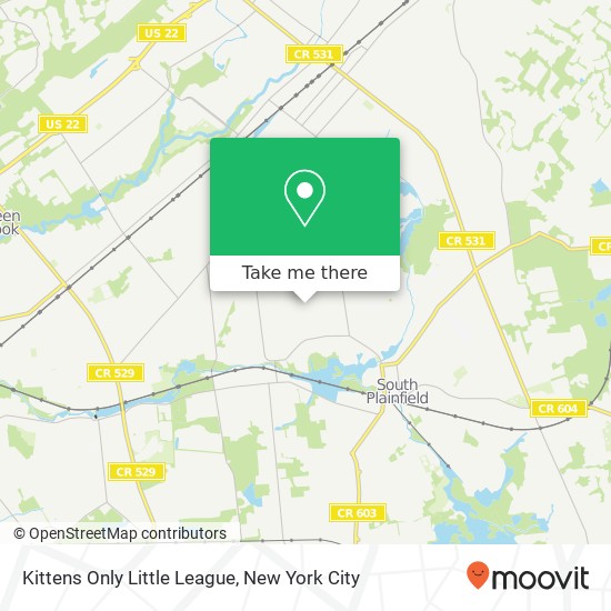 Kittens Only Little League map