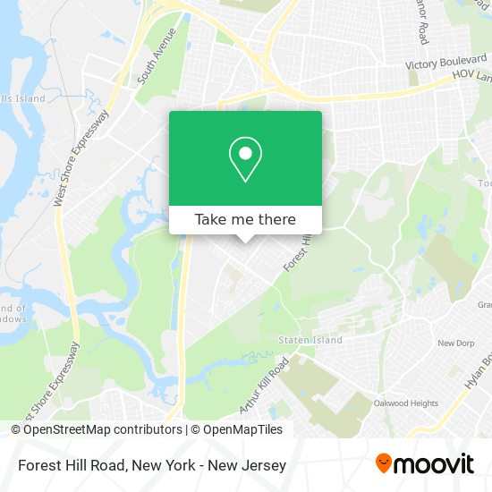 Mapa de Forest Hill Road