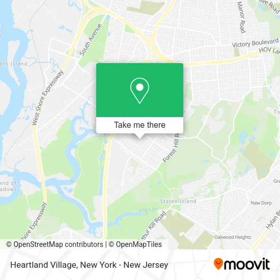 Heartland Village map