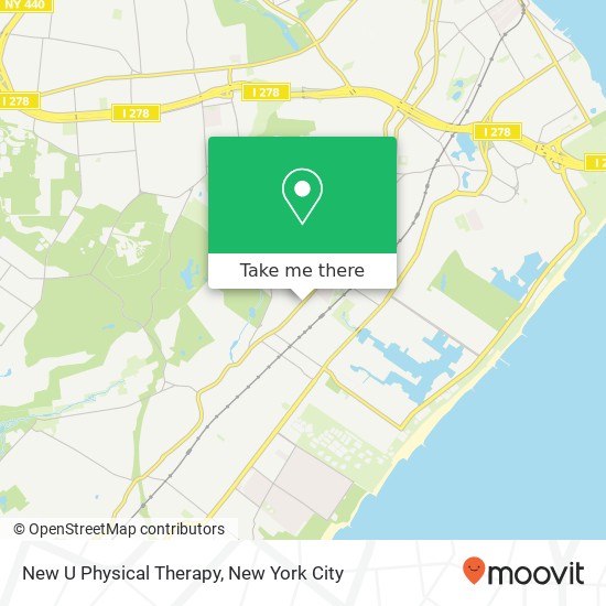 Mapa de New U Physical Therapy