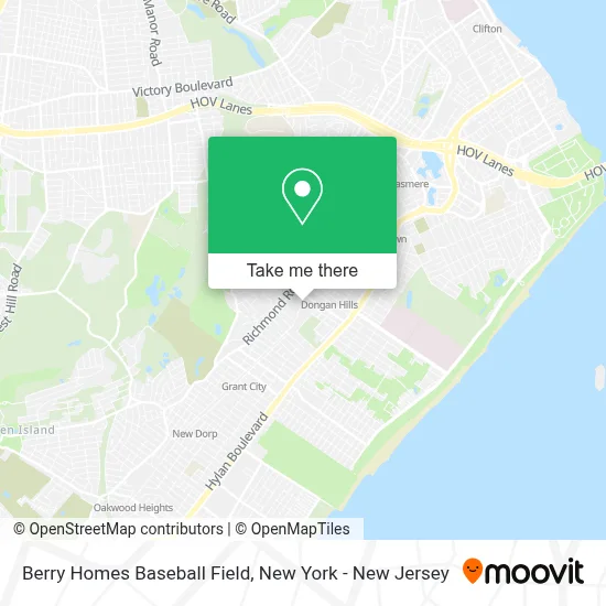 Berry Homes Baseball Field map