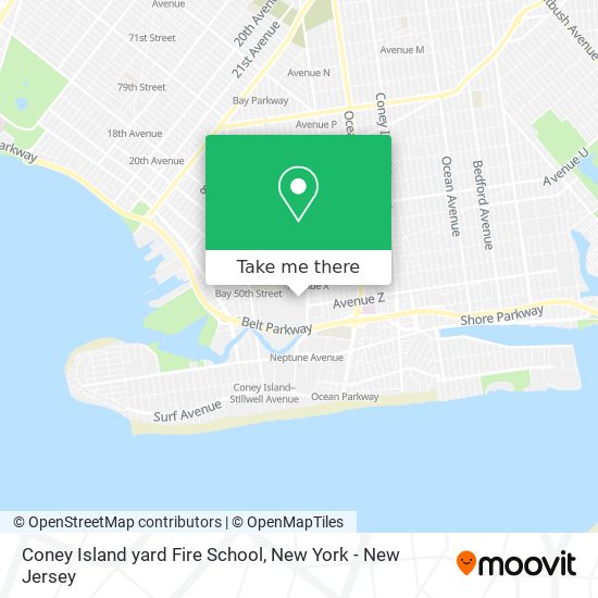Coney Island yard Fire School map