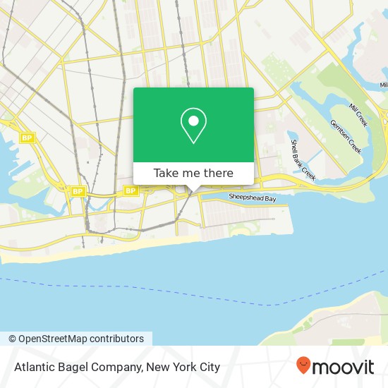 Mapa de Atlantic Bagel Company