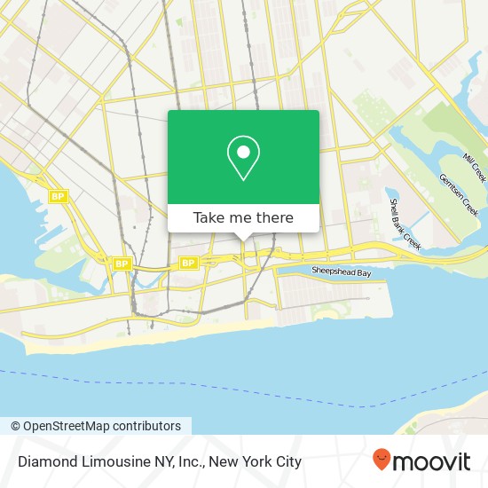 Mapa de Diamond Limousine NY, Inc.