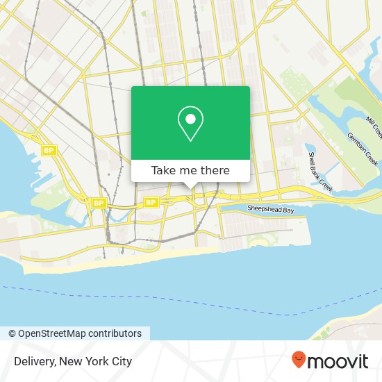 Delivery map