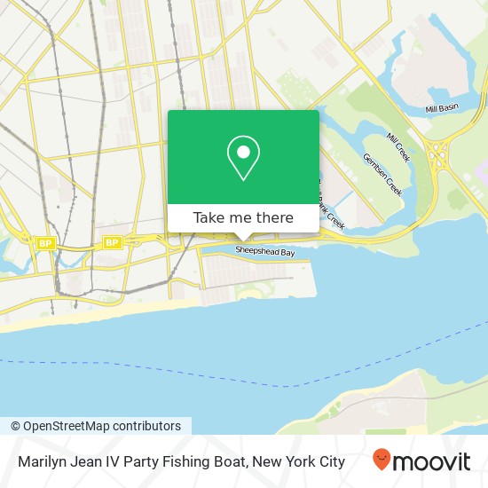 Mapa de Marilyn Jean IV Party Fishing Boat