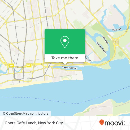 Mapa de Opera Cafe Lunch