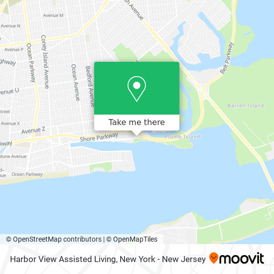Harbor View Assisted Living map