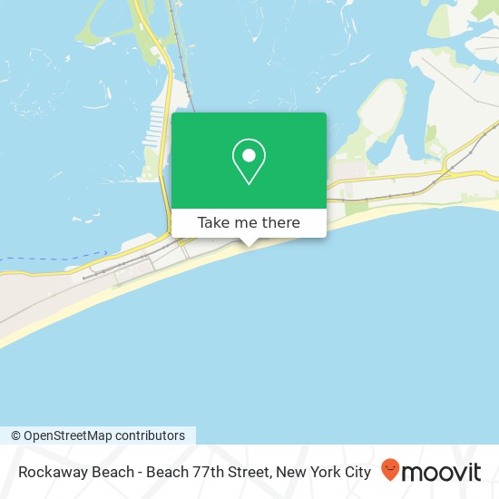 Rockaway Beach - Beach 77th Street map