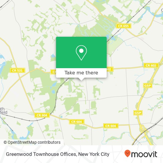 Mapa de Greenwood Townhouse Offices