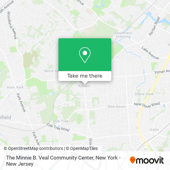 The Minnie B. Veal Community Center map