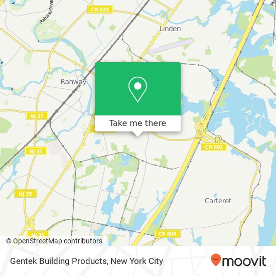 Gentek Building Products map