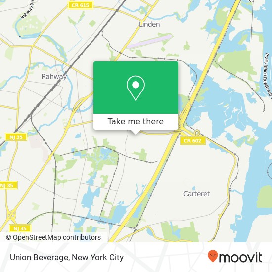 Mapa de Union Beverage