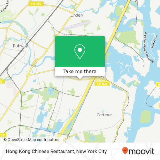 Hong Kong Chinese Restaurant map