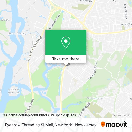 Mapa de Eyebrow Threading SI Mall