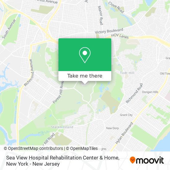 Sea View Hospital Rehabilitation Center & Home map