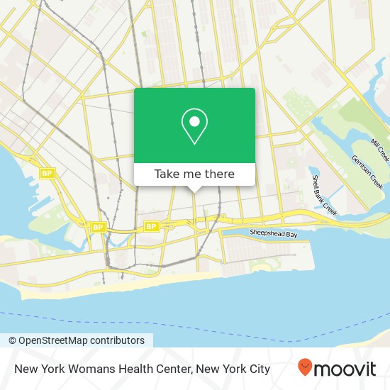 New York Womans Health Center map