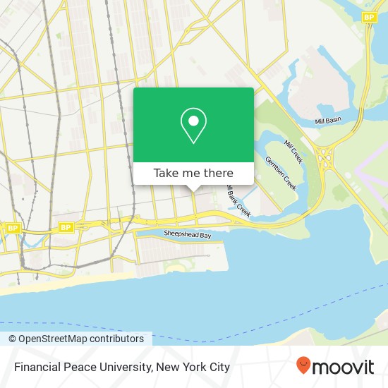 Mapa de Financial Peace University