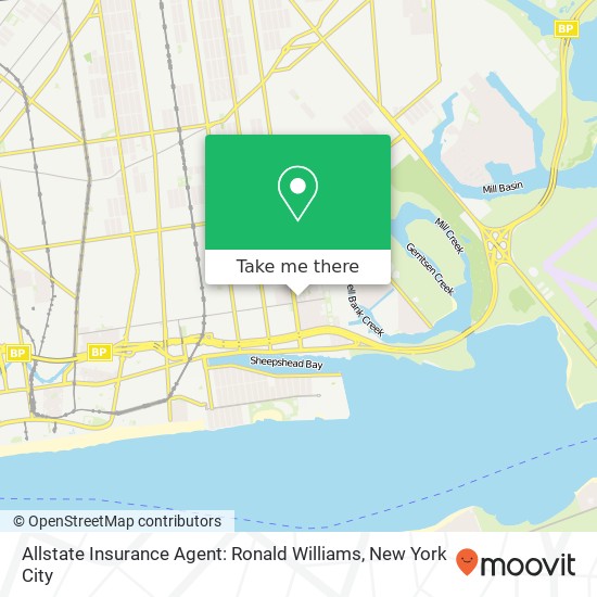 Mapa de Allstate Insurance Agent: Ronald Williams