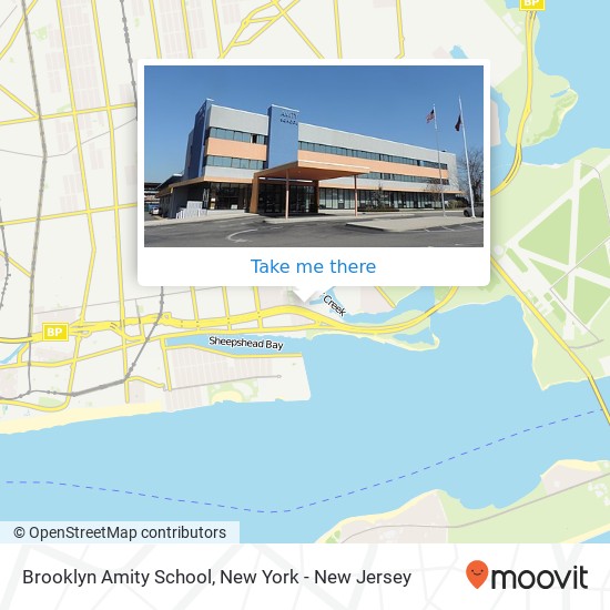 Brooklyn Amity School map