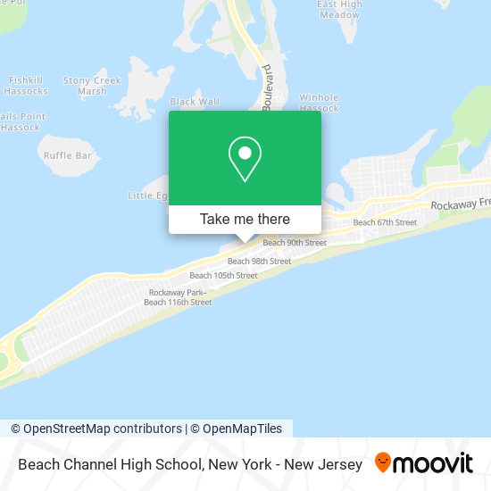 Mapa de Beach Channel High School