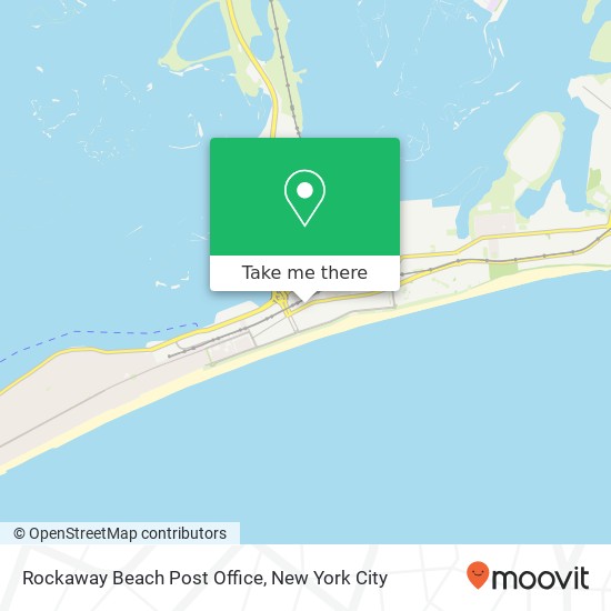 Rockaway Beach Post  Office map