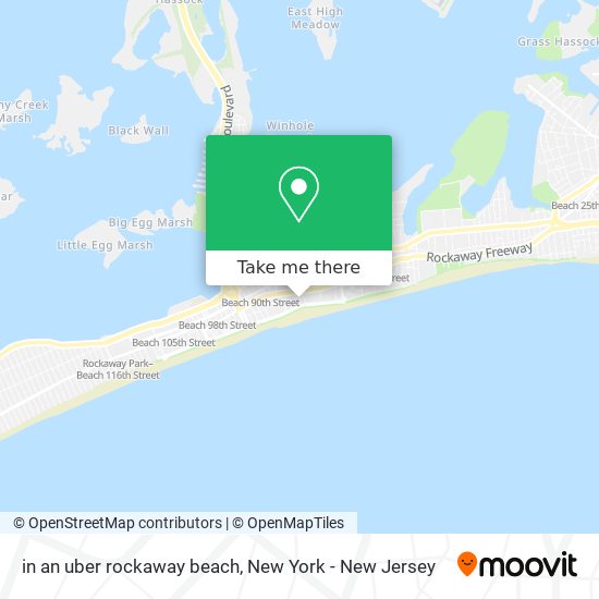 Mapa de in an uber rockaway beach