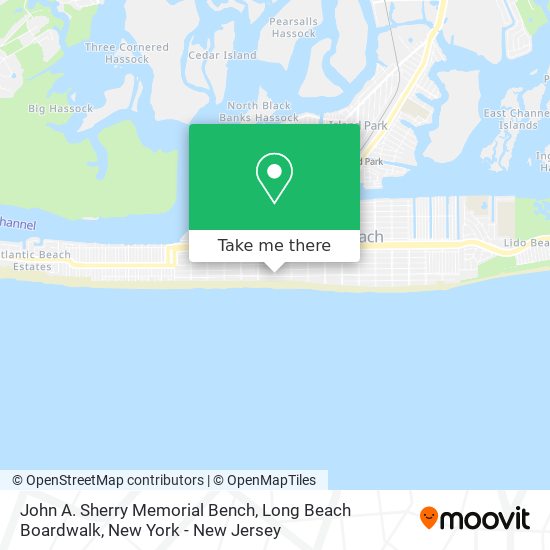 Mapa de John A. Sherry Memorial Bench, Long Beach Boardwalk
