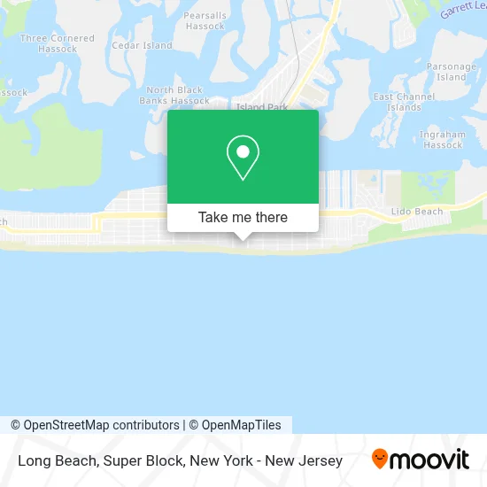 Long Beach, Super Block map