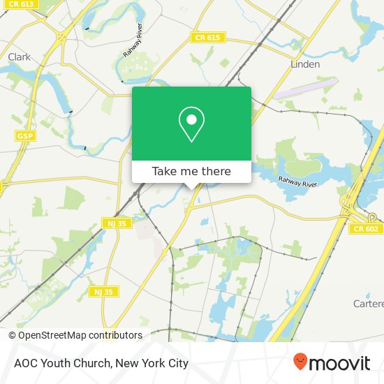 Mapa de AOC Youth Church