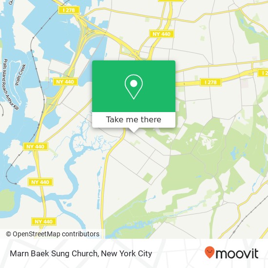 Mapa de Marn Baek Sung Church
